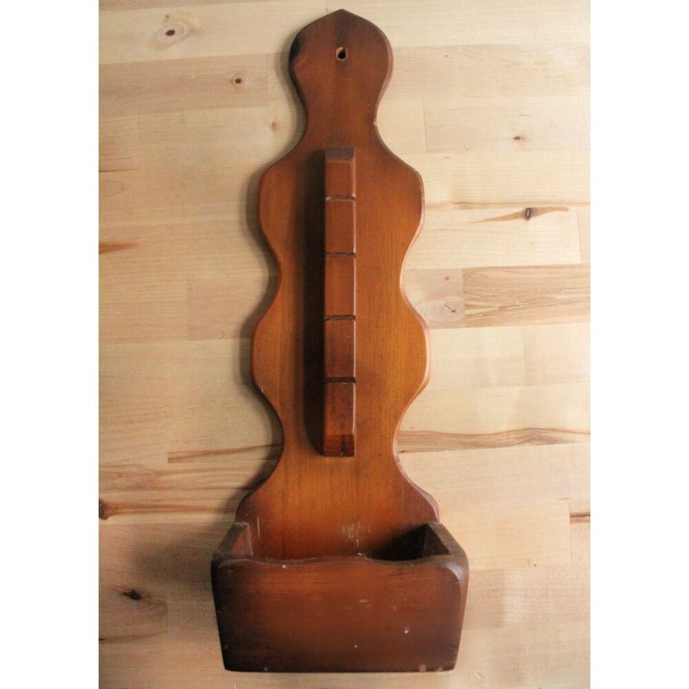 Hand Crafted Wood Mail Holder